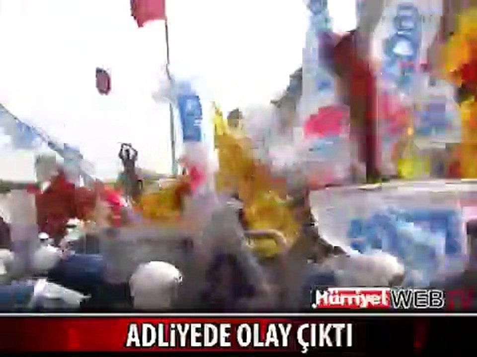 ADLİYEDE OLAY ÇIKTI
