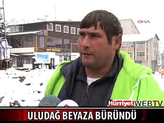ULUDAĞ BEYAZA BÜRÜNDÜ