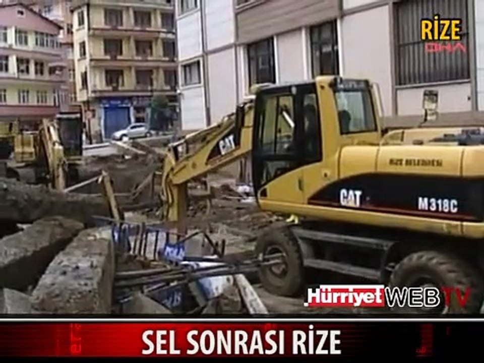 SEL RİZE VE TRABZONU VURDU