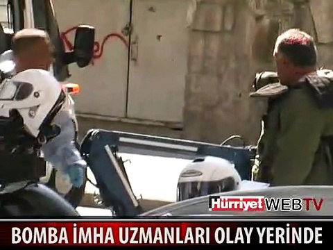 BOMBA İMHA UZMANLARI PATLAMA YERİNDE