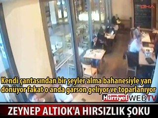 YAZAR ZEYNEP ALTIOK'A HIRSIZ ŞOKU