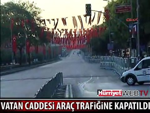 VATAN CADDESİ TRAFİĞE KAPATILDI