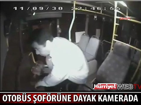 OTOBÜS ŞOFÖRÜNE DAYAK DEHŞETİ