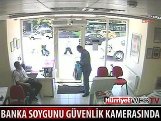 BAKIRKÖY'DEKİ BANKA SOYGUNU KAMERADA