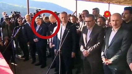 Süleyman Soylu ve Fahrettin Koca, madencilerin cenazesinde gülüştü
