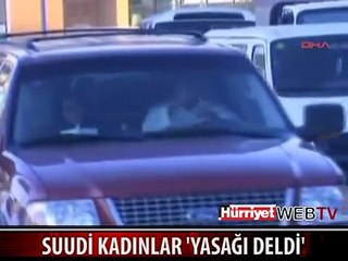SUUDİ KADINLAR EYLEMDE