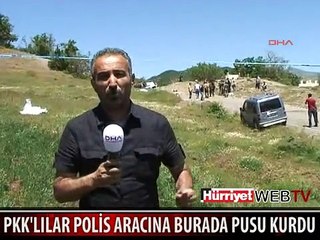 TUNCELİ'DE PKK'LILAR İŞTE BURADA TUZAK KURDU