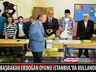 BAŞBAKAN ERDOĞAN OYUNU İSTANBUL'DA KULLANDI