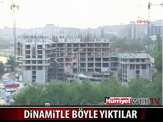 562 DAİRELİ BİNAYİ BÖYLE YIKTILAR