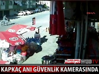 KAPKAÇ ANI İŞTE BÖYLE GÖRÜNTÜLENDİ