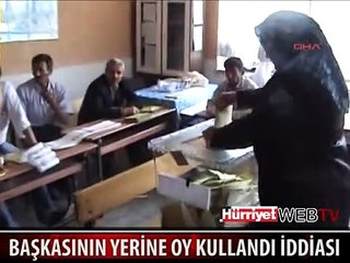 BAŞKASININ YERİNE OY KULLANINCA GÖZALTINA ALINDI