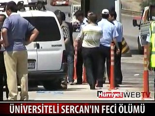 ÜNİVERSİTELİNİN FECİ ÖLÜMÜ