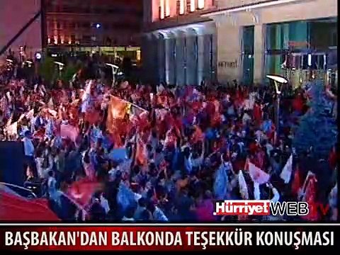 BAŞBAKAN'DAN ÜÇÜNCÜ BALKON KONUŞMASI - 1
