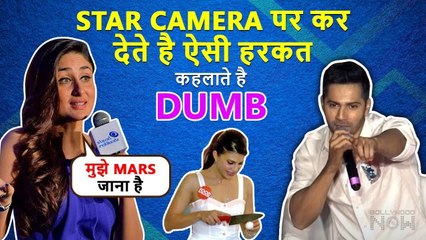 Dumb Statements & Things Celebs Do In Public | Kareena, Jacqueline, Varun & More