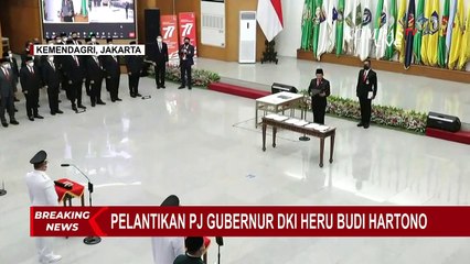 Mendagri Tito Karnavian Lantik Heru Budi Hartono sebagai PJ Gubernur DKI Jakarta