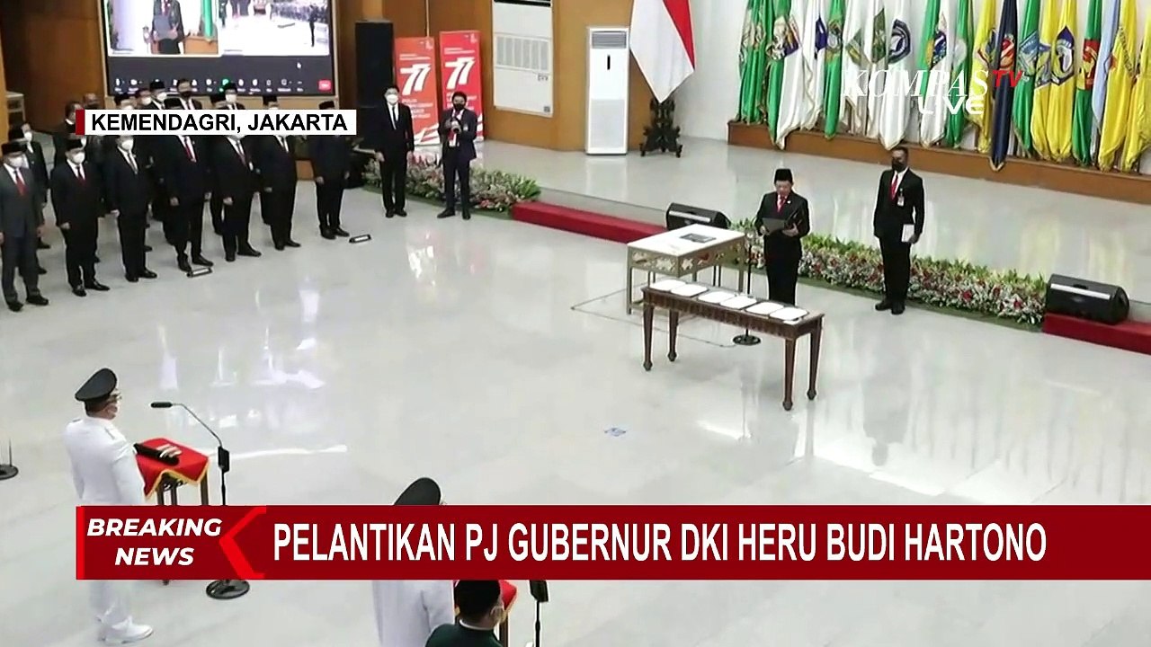 Mendagri Tito Karnavian Lantik Heru Budi Hartono sebagai PJ Gubernur DKI Jakarta