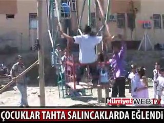 CİZRE'DE ÇOCUKLAR BÖYLE EĞLENDİ