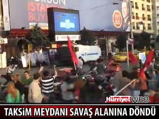TAKSİM MEYDANI DA KARIŞTI