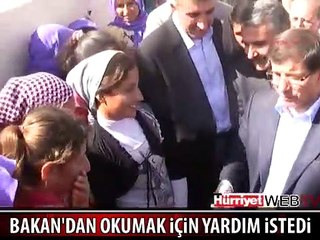 DAVUTOĞLU'NDAN OKUMAK İÇİN YARDIM İSTEDİ