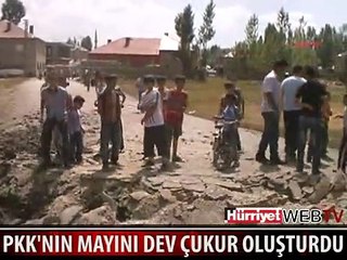 TERÖRİSTLERİN BOMBASI TAM BURADA PATLADI