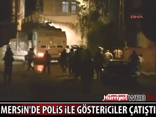 POLİS İLE GÖSTERİCİLER ÇATIŞTI