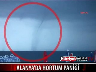 ALANYA'DA HORTUM KORKU YARATTI