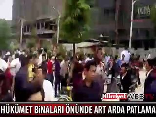 ÇİN'DE ART ARDA PATLAMALAR OLDU