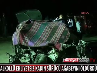 EHLİYETSİZ VE ALKOLLÜ SÜRÜCÜ DEHŞET SAÇTI