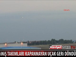 ZORUNLU İNİŞ YAPTI