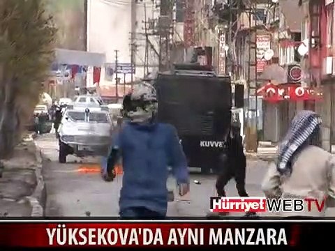 YÜKSEKOVA'DA YİNE OLAYLAR ÇIKTI