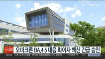 오미크론 BA.4·5 대응 화이자 백신 긴급 승인