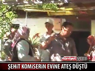 ŞEHİT KOMİSERİN BABA OCAĞINDA YAS