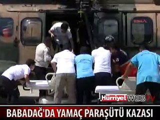 MUĞLA'DA PARAŞÜT FACİASI