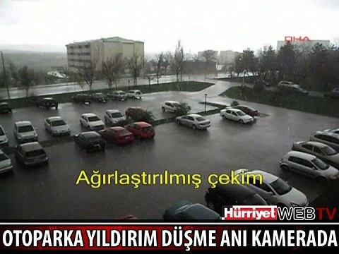 YILDIRIM DÜŞME ANI KAMERADA