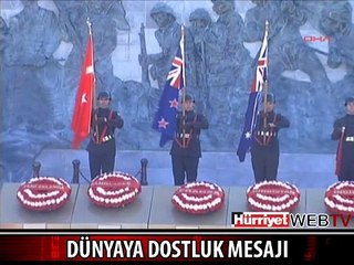 ÇANAKKALE'DEN DÜNYAYA DOSTLUK MESAJI