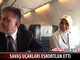 AVUSTURYA SAVAŞ UÇAKLARI EŞLİK ETTİ