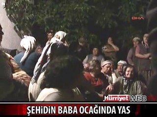 ŞEHİDİN BABA OCAĞINDA YAS