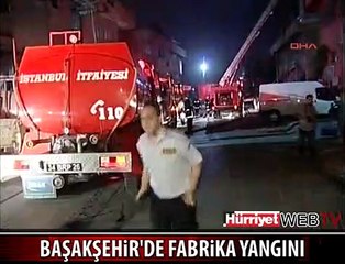 FABRİKA ALEV ALEV YANDI