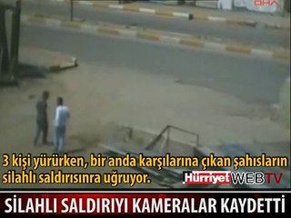 ERZURUM'DAKİ SİLAHLI SALDIRI KAMERADA