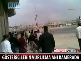 İŞTE GÖSTERİCİLERİN VURULMA ANI