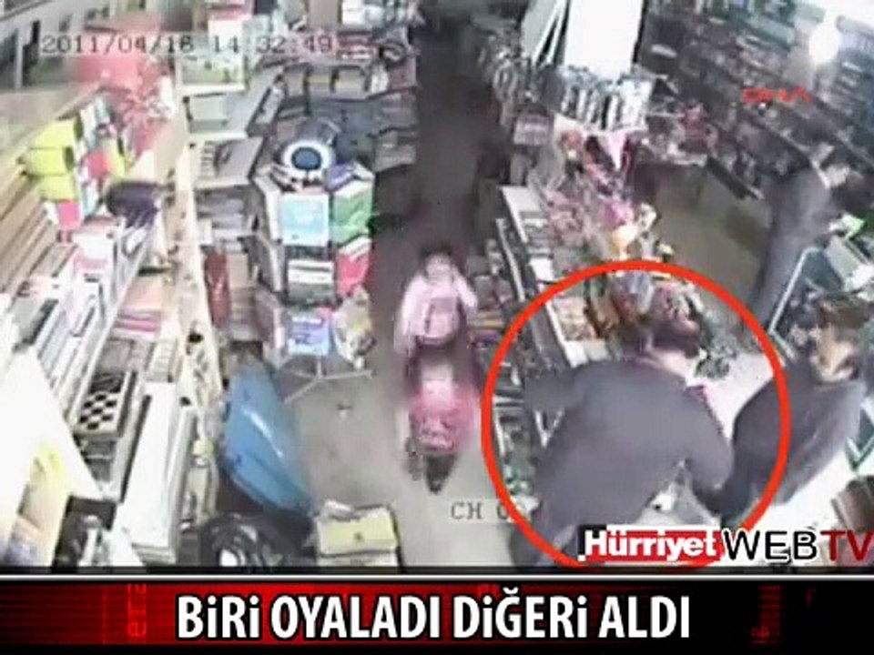 SANİYE SANİYE HIRSIZLIK ANI