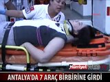 ALT GEÇİTTE 7 ARAÇ BİRBİRİNE GİRDİ