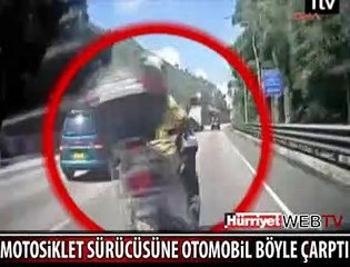 ARACIN KENDİ KAMERASI KAYDETTİ