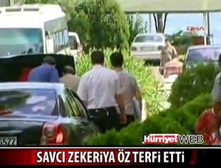 ZEKERİYA ÖZ TERFİ ETTİ