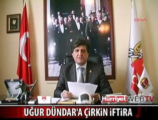 UĞUR DÜNDAR'A ATILAN İFTİRAYA İSYAN