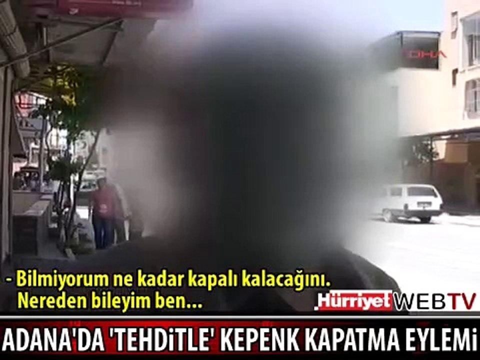 ADANA'DA 'TEHDİTLE' KEPENK KAPATMA EYLEMİ