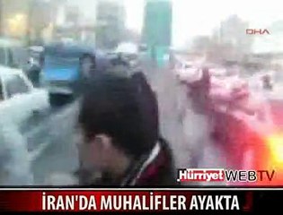 İRAN'DA MUHALİFLERLE POLİS ÇATIŞTI