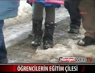 OKULA HER GÜN BÖYLE GİDİP GELİYORLAR