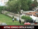 HOPA'DA MİTİNG SONRASI ORTALIK YİNE KARIŞTI