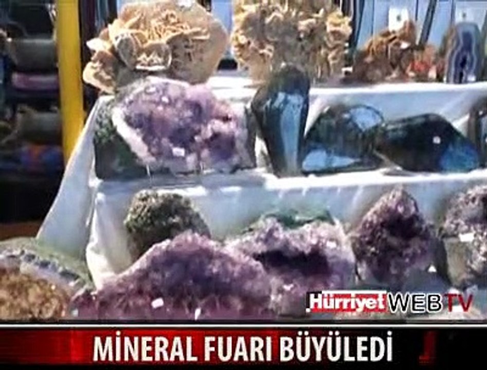 MİNERAL FUARI BÜYÜLEDİ